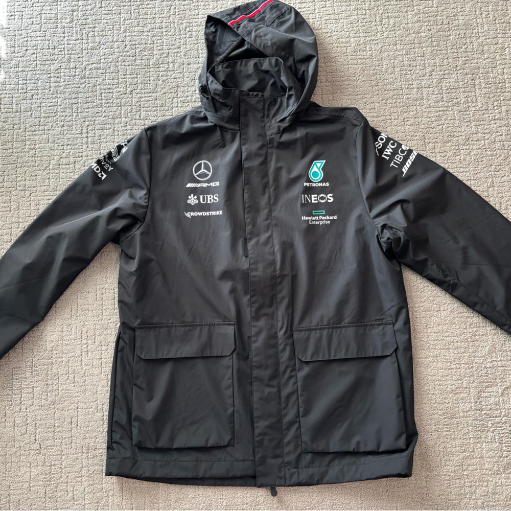 2021 Mercedes AMG Petronas F1 Team Rain Coat